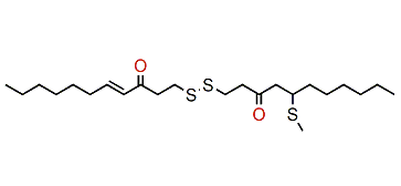 (E)-5-Methylthio-1-(3-oxo-undecyl)-disulfanylundec-4-en-3-one