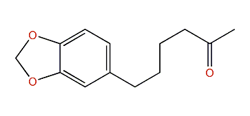 6-(3,4-Methylenedioxyphenyl)-hexan-2-one