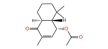 6-Acetoxy-11-nor-drim-7-en-9-one