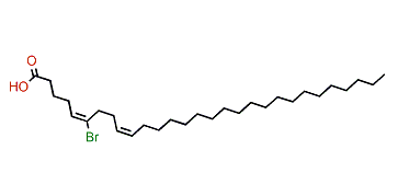 (E,Z)-6-Bromo-5,9-nonacosadienoic acid