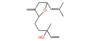 6-epi-6,9-Epoxyfarnesa-1,7(14),10-trien-3-ol