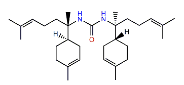 (6R,7S)-N,N'-bis(2,10-Bisaboladien-7-yl)-urea