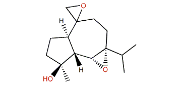 6a,7a-10,11-Diepoxyguaian-4b-ol