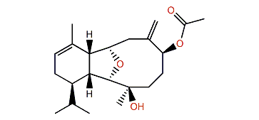 6b-Acetoxycladiella-7(16),11-dien-3b-ol