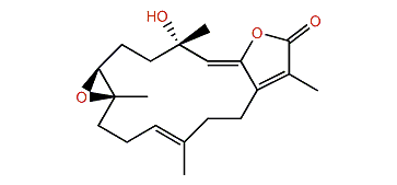 7b,8b-Epoxy-4a-hydroxycembra-1(15),2,11-trien-16,2-olide