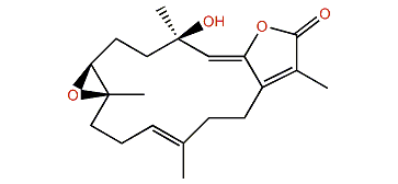 7b,8b-Epoxy-4b-hydroxycembra-1(15),2,11-trien-16,2-olide