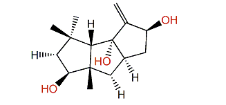 9(12)-Capnellene-3b,8b,10a-triol