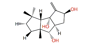 9(12)-Capnellene-5a,8b,10a-triol