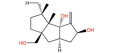 9(12)-Capnellene-8b,10a,13-triol