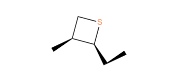 (E)-2-Ethyl-3-methylthietane