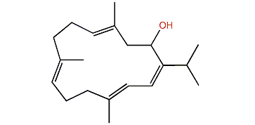 (E,E,E,E)-1,3,7,11-Cembratetraen-14-ol