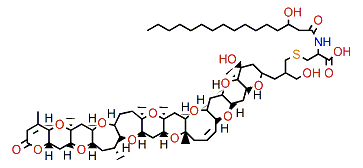 N-(Hydroxy-hexadecenoyl)-S-deoxy-brevetoxin B2