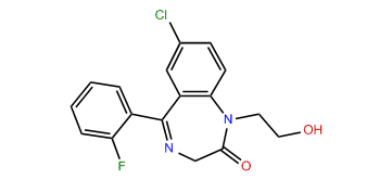 N-1-(Hydroxyethyl)-flurazepam