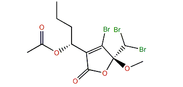 (R,R)-3-(1-Acetoxybutyl)-4-bromo-5-(dibromomethyl)-5-methoxyfuran-2(5H)-one