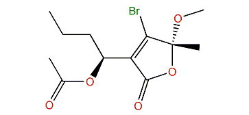 (R,S)-3-(1-Acetoxybutyl)-4-bromo-5-methoxy-5-methylfuran-2(5H)-one