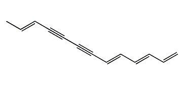 (E,E,E)-1,3,5,11-Tridecatetraen-7,9-diyne