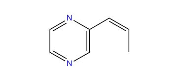 (Z)-(1-Propenyl)-pyrazine