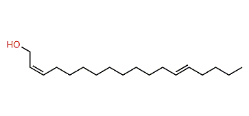 (Z,E)-2,13-Octadecadien-1-ol