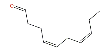 (Z,Z)-4,7-Decadienal