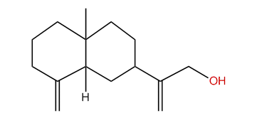 Eudesma-4(14),11(13)-dien-12-ol