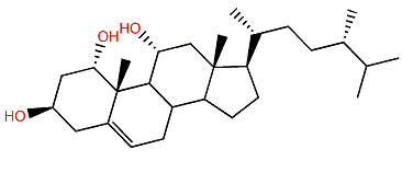 Campest-5-en-1,3,11-triol