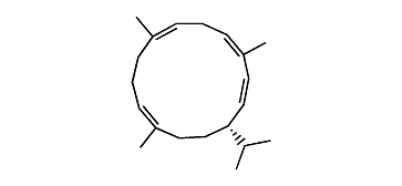 (Z,Z,Z,Z)-14-Isopropyl-3,7,11-trimethyl-1,3,6,10-cyclotetradecatetraene