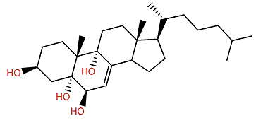 Cholest-7-en-3b,5a,6b,9a-tetrol