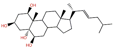 (22E)-Cholest-22-en-1b,3b,5a,6b-tetrol