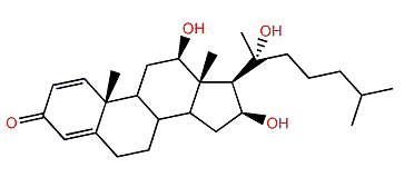 Cholesta-1,4-dien-12b,16b,20a-triol-3-one