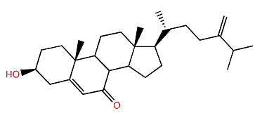 Cholesta-5,24(28)-dien-3b-ol-7-one