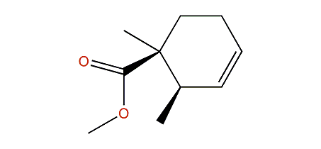 cis-1-Carbomethoxy-1,2-dimethylcyclohex-3-ene