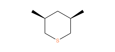 cis-3,5-Dimethylthiacyclohexane