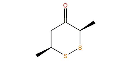 cis-3,6-Dimethyl-1,2-dithiolan-4-one