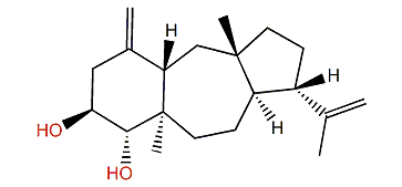 (3S,4S)-Clavulara-1(15),17-dien-3,4-diol