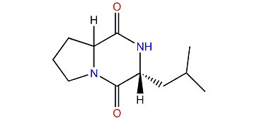 Cyclo-(R-Pro-R-Leu)