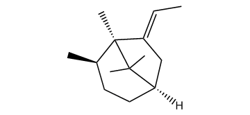 (1R,2R,5R,E)-7-Ethylidene-1,2,8,8-tetramethylbicyclo[3.2.1]octane