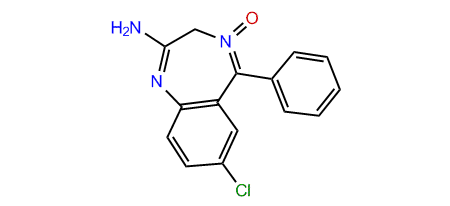 7-Chloro-5-phenyl-3H-1,4-benzodiazepin-2-amine 4-oxide