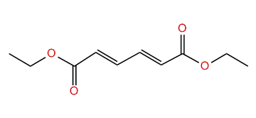 Diethyl (E,E)-2,4-hexadienedioate