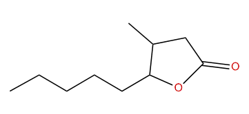 Dihydro-4-methyl-5-pentylfuran-2(3H)-one