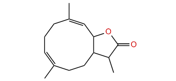 3,6,10-Trimethyl-3a,4,5,8,9,11a-hexahydrocyclodeca[b]furan-2(3H)-one