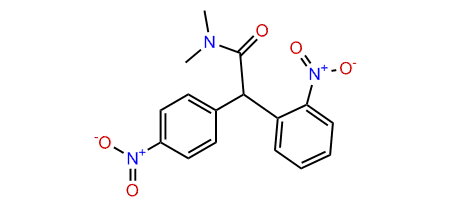 N,N-Dimethyl-2-(2-nitrophenyl)-2-(4-nitrophenyl)-acetamide