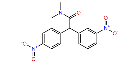 N,N-Dimethyl-2-(3-nitrophenyl)-2-(4-nitrophenyl)-acetamide