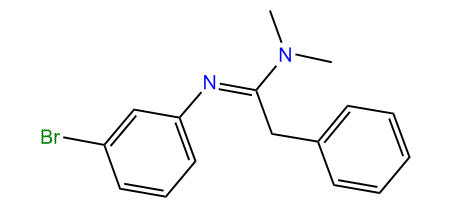 N,N-Dimethyl-2-phenyl-N-(3-bromophenyl)-acetamidine