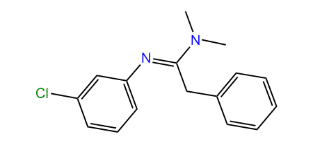 N,N-Dimethyl-2-phenyl-N-(3-chlorophenyl)-acetamidine