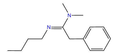 N,N-Dimethyl-2-phenyl-N-butylacetamidine