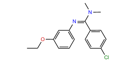 N,N-Dimethyl-N-(3-ethoxyphenyl)-p-chlorobenzamidine