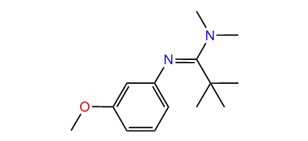 N,N-Dimethyl-N-(3-methoxyphenyl)-pivalamidine