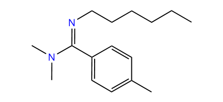 N,N-Dimethyl-N-hexyl-p-methylbenzamidine