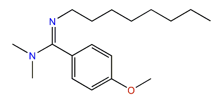 N,N-Dimethyl-N-octyl-p-methoxybenzamidine