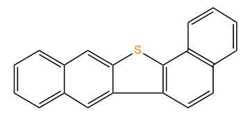 Dinaphtho[1,2,-b,2',3'-d]thiophene